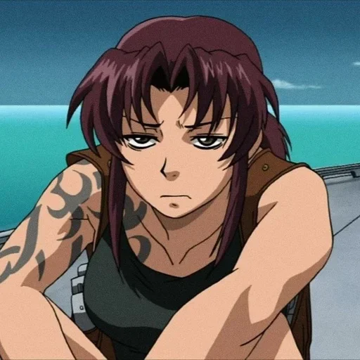 😒 Стикер «Black Lagoon» для Telegram