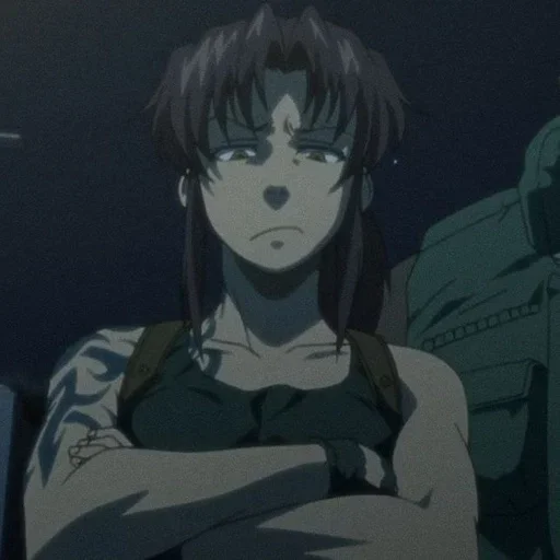 😠 Стикер «Black Lagoon» для Telegram