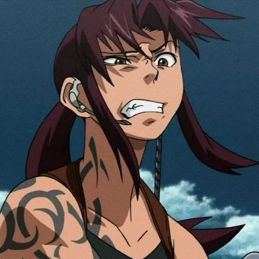 🤬 Стикер «Black Lagoon» для Telegram