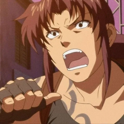 🤬 Стикер «Black Lagoon» для Telegram