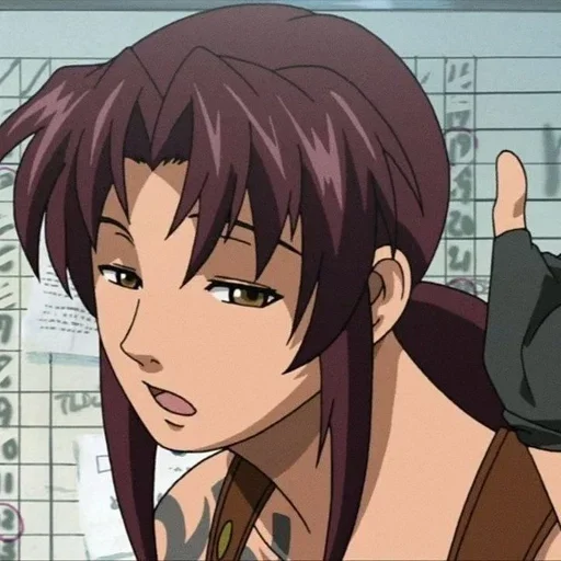 😕 Стикер «Black Lagoon» для Telegram