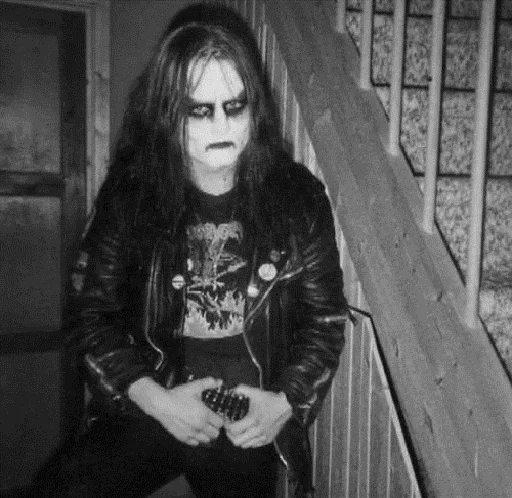 😠 Стикер «Black Metal» для Telegram