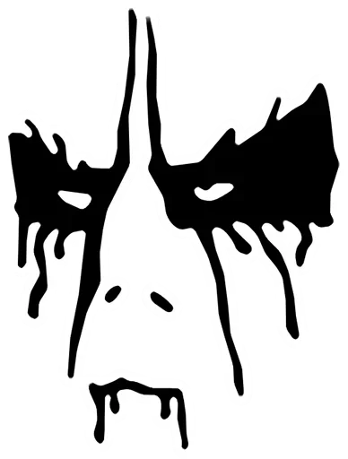 😣 Стикер «Blackmetal» для Telegram