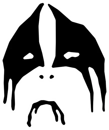 😪 Стикер «Blackmetal» для Telegram