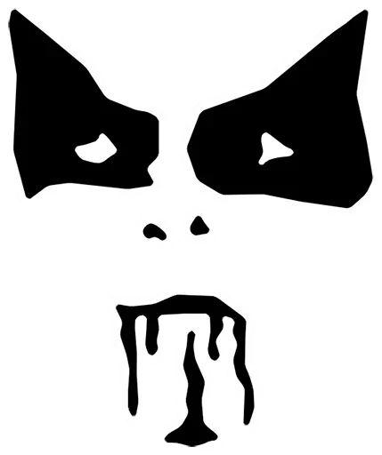 😖 Стикер «Blackmetal» для Telegram