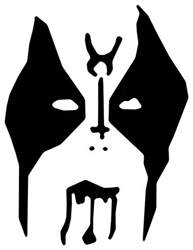 😐 Стикер «Blackmetal» для Telegram