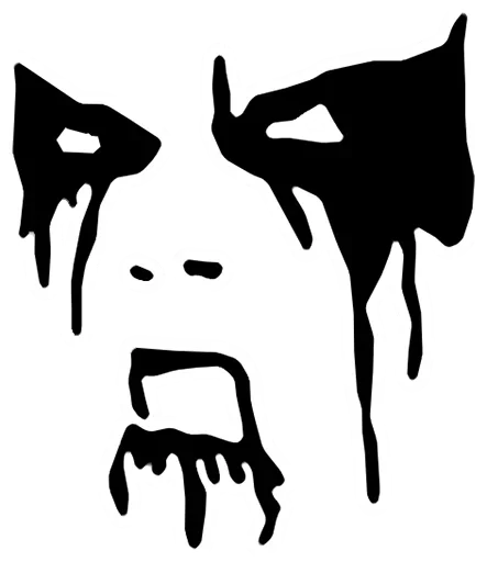 😡 Стикер «Blackmetal» для Telegram