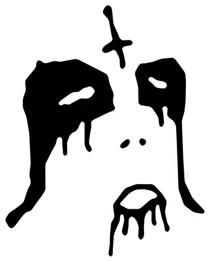 😲 Стикер «Blackmetal» для Telegram