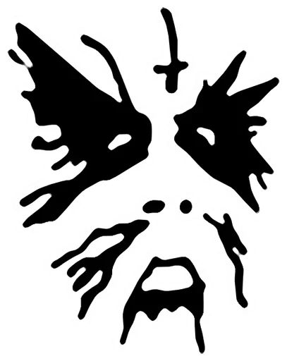 🥴 Стикер «Blackmetal» для Telegram