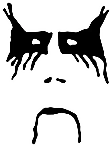 😾 Стикер «Blackmetal» для Telegram