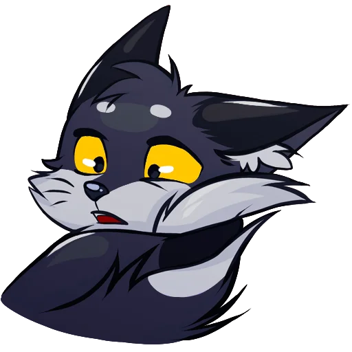 🦊 Стикер «Паппи [Тёмненький]» для Telegram