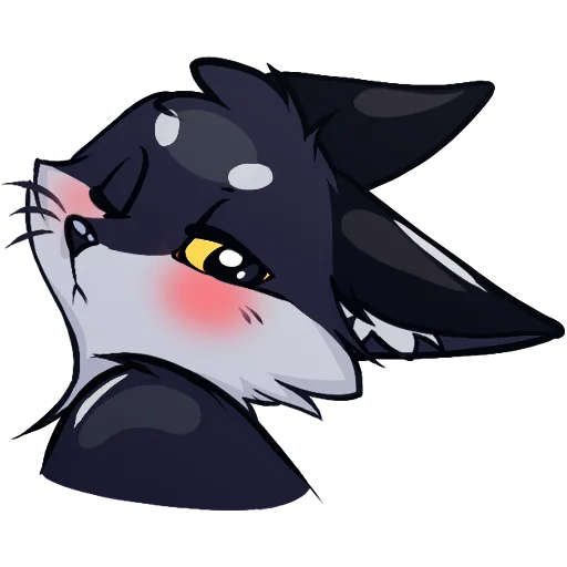 🦊 Стикер «Паппи [Тёмненький]» для Telegram