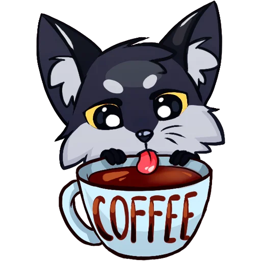 🦊 Стикер «Паппи [Тёмненький]» для Telegram