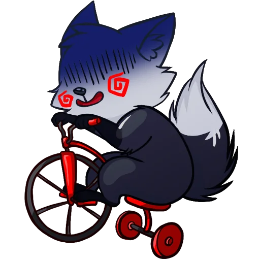 🦊 Стикер «Паппи [Тёмненький]» для Telegram