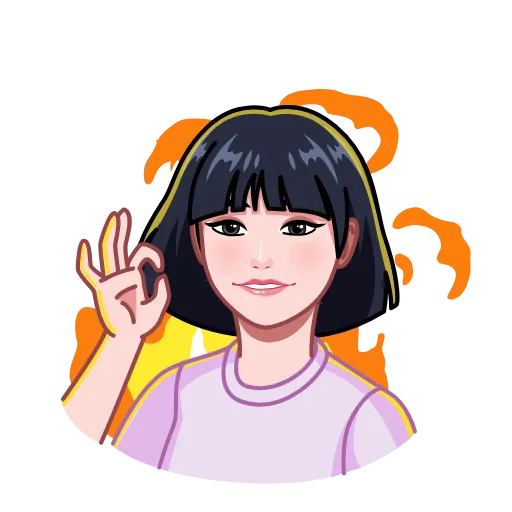 👌 Стикер «BLACKPINK» для Telegram