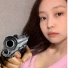 Стикер 13 Лав Блэк Пинк