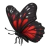 Стикер 6 Black Red Goth Magic