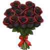 Стикер 4 Black Red Goth Magic