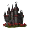 Стикер 11 Black Red Goth Magic