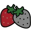 🌑 Эмодзи «Dark Black Red Mixed» для Telegram