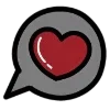 🌑 Эмодзи «Dark Black Red Mixed» для Telegram