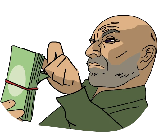 💵 Стикер «BLACK RUSSIA х MORGENSHTERN» для Telegram