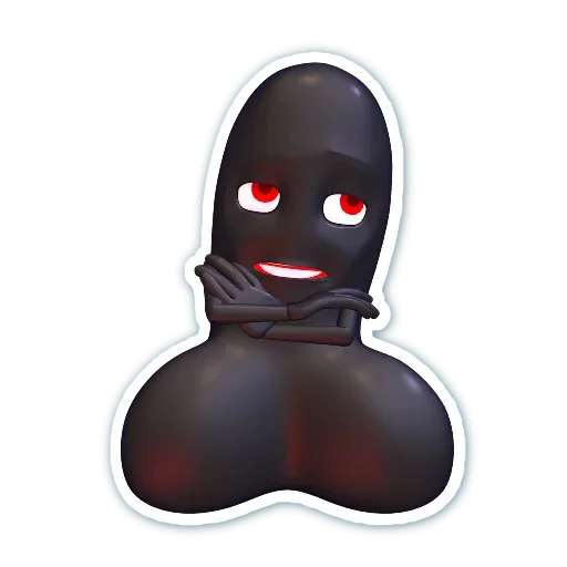 Стикерпак BlackSmileyKher для Telegram — скачать