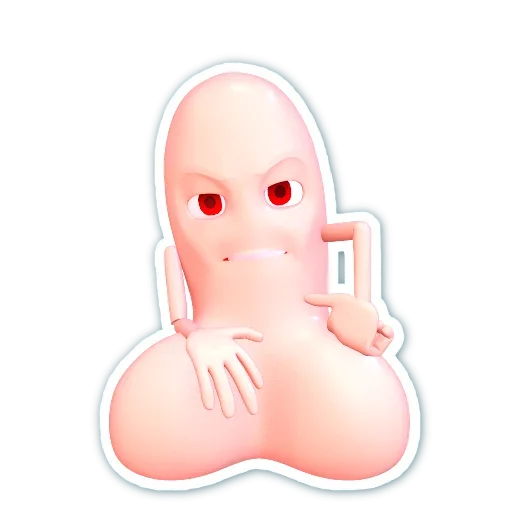 🤔 Стикер «BlackSmileyKher» для Telegram