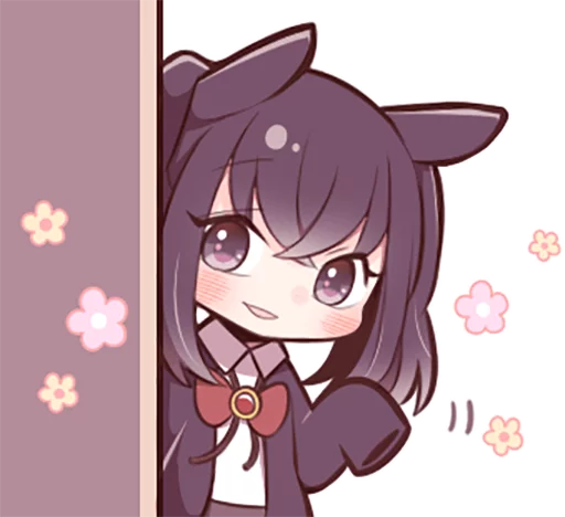 👋 Стикер «Black Sweetie Bunny» для Telegram