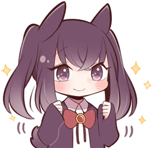 ✨ Стикер «Black Sweetie Bunny» для Telegram