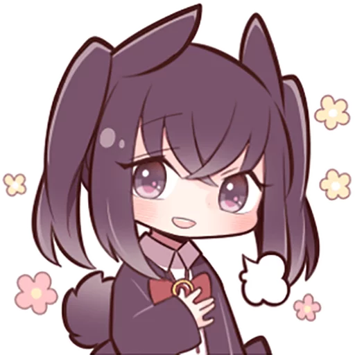 ☺️ Стикер «Black Sweetie Bunny» для Telegram