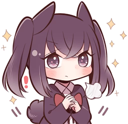 ✨ Стикер «Black Sweetie Bunny» для Telegram