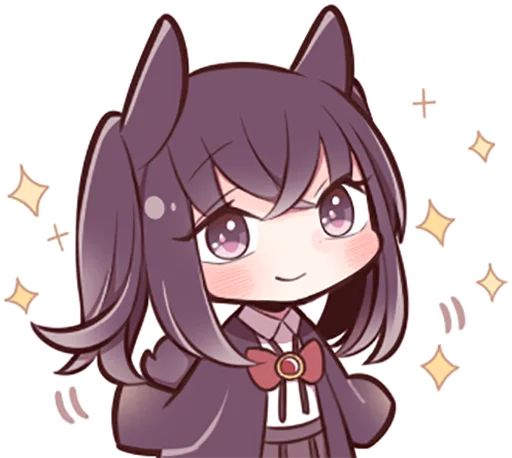 ✨ Стикер «Black Sweetie Bunny» для Telegram