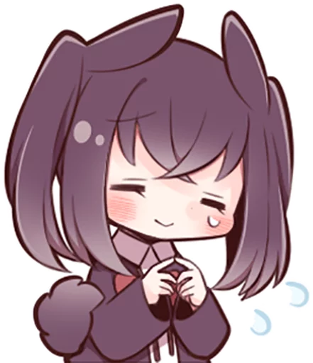 😅 Стикер «Black Sweetie Bunny» для Telegram
