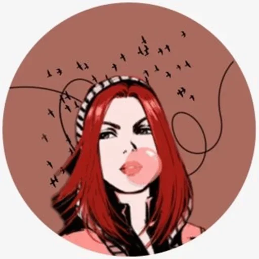 🤨 Стикер «Blacks Widow» для Telegram