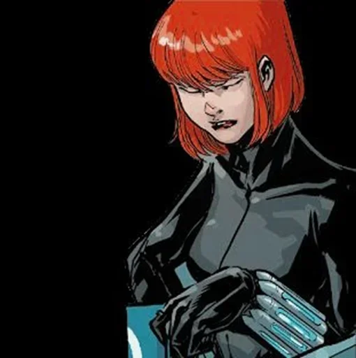 🤨 Стикер «Blacks Widow» для Telegram