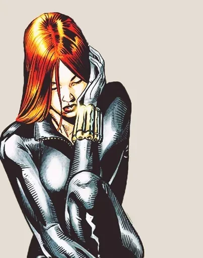 😙 Стикер «Blacks Widow» для Telegram