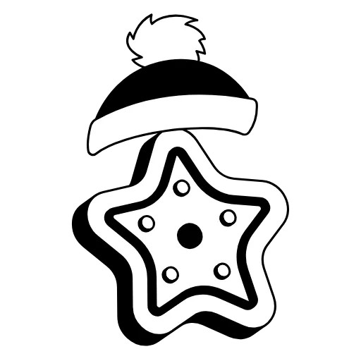 🧏 Эмодзи «Чёрно-белая "Зима"» для Telegram