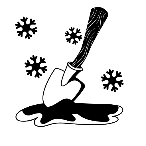 🤵‍♀️ Эмодзи «Чёрно-белая "Зима"» для Telegram