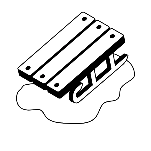 😗 Эмодзи «Чёрно-белая "Зима"» для Telegram