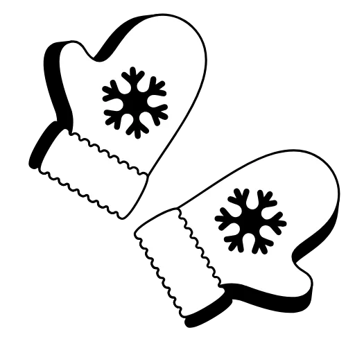 🫣 Эмодзи «Чёрно-белая "Зима"» для Telegram