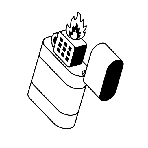 👲 Эмодзи «Чёрно-белая "Зима"» для Telegram
