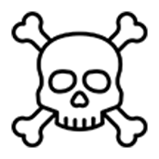 ☠️ Стикер «Black and White» для Telegram