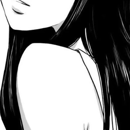 👩 Стикер «Black and White» для Telegram