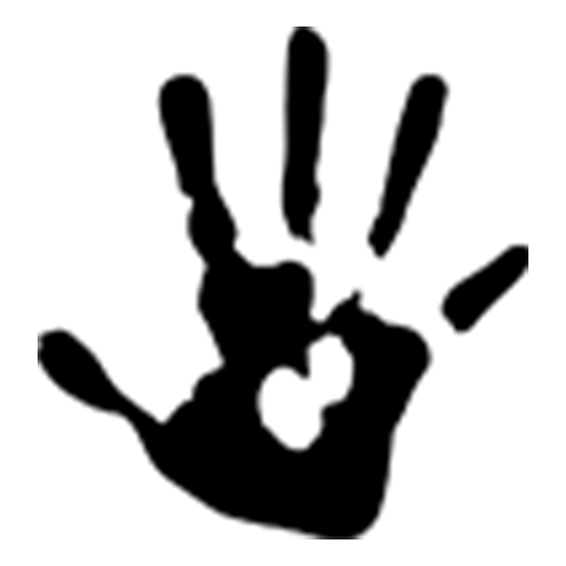 🤚 Стикер «Black and White» для Telegram