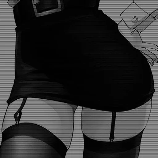 🦶 Стикер «Black and White» для Telegram