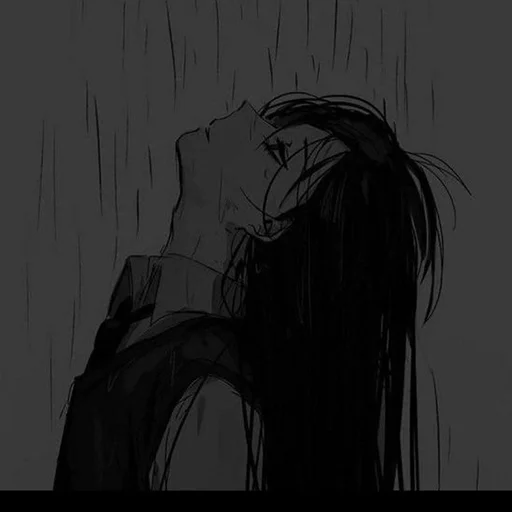 🖤 Стикер «Black and White» для Telegram