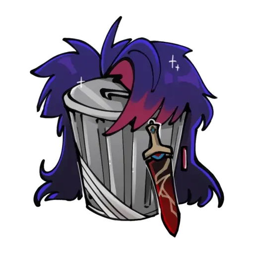 🗑️ Стикер «Chibi Blade x» для Telegram