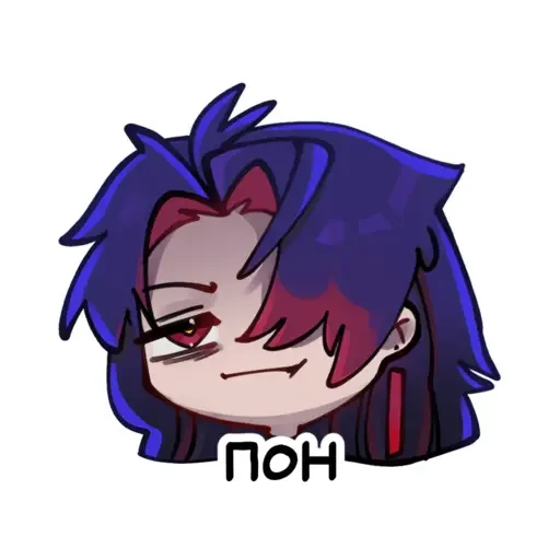 😉 Стикер «Chibi Blade x» для Telegram