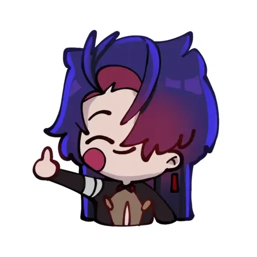 👍 Стикер «Chibi Blade x» для Telegram